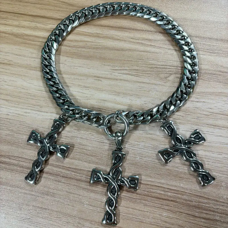 Cross Pendant Choker