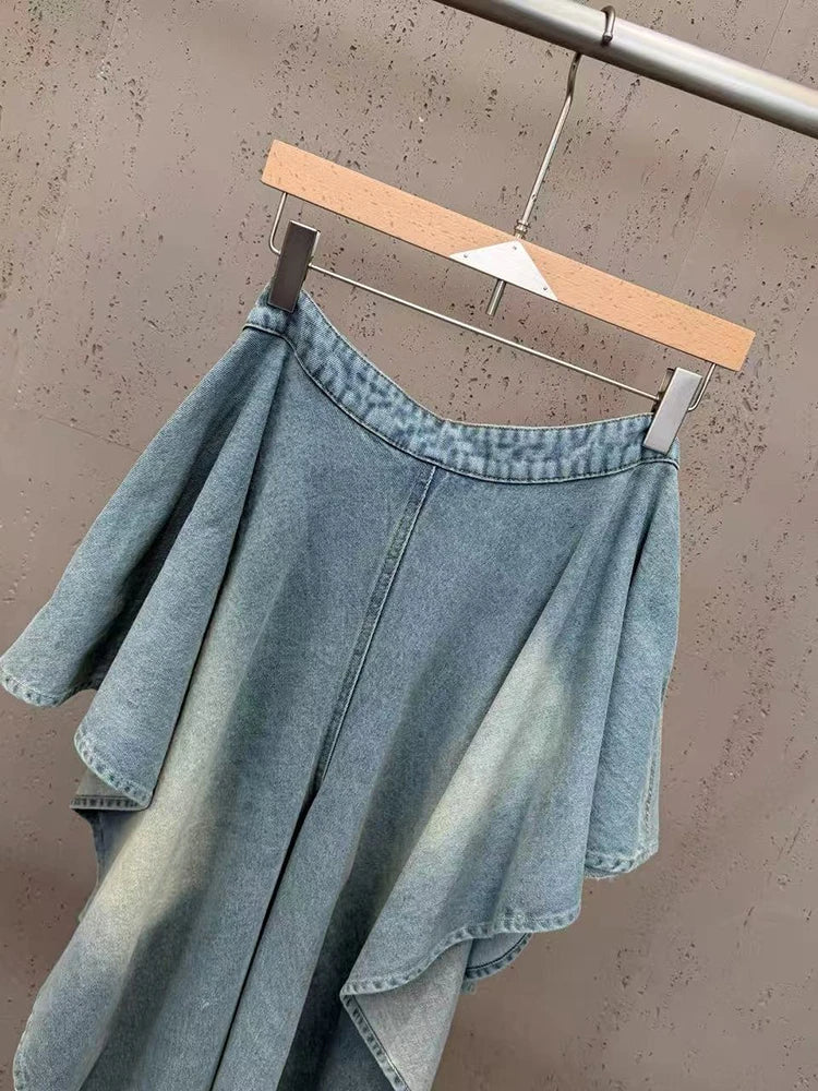 Ana Panelled Denim Set