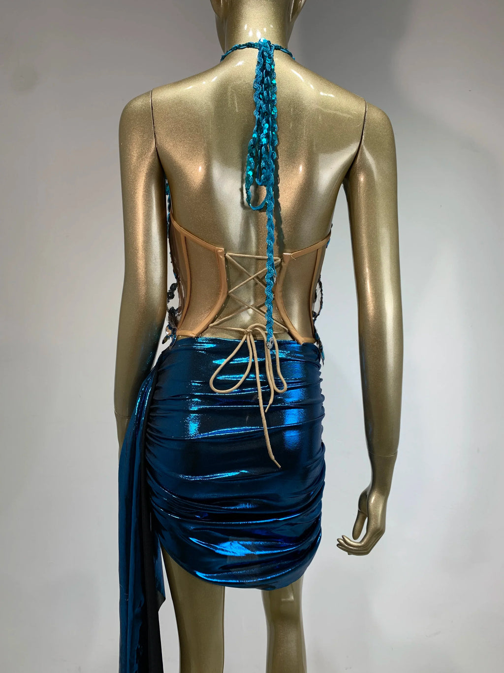 Katrina Sequins Skirt Set