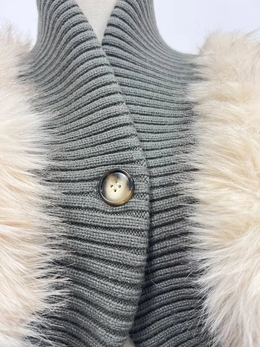 Fur Luxurious Crop Vest