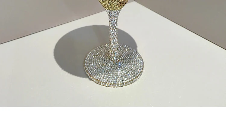 Cherry Goblet Rhinestone Clutch Bag
