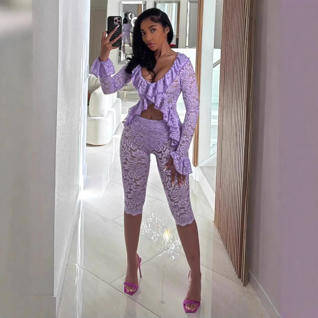 Loraine Floral Short Set