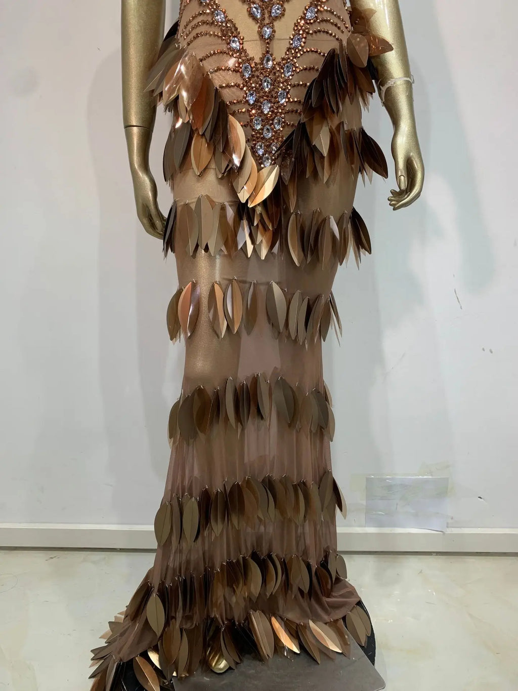Brown Luxe Maxi Dress