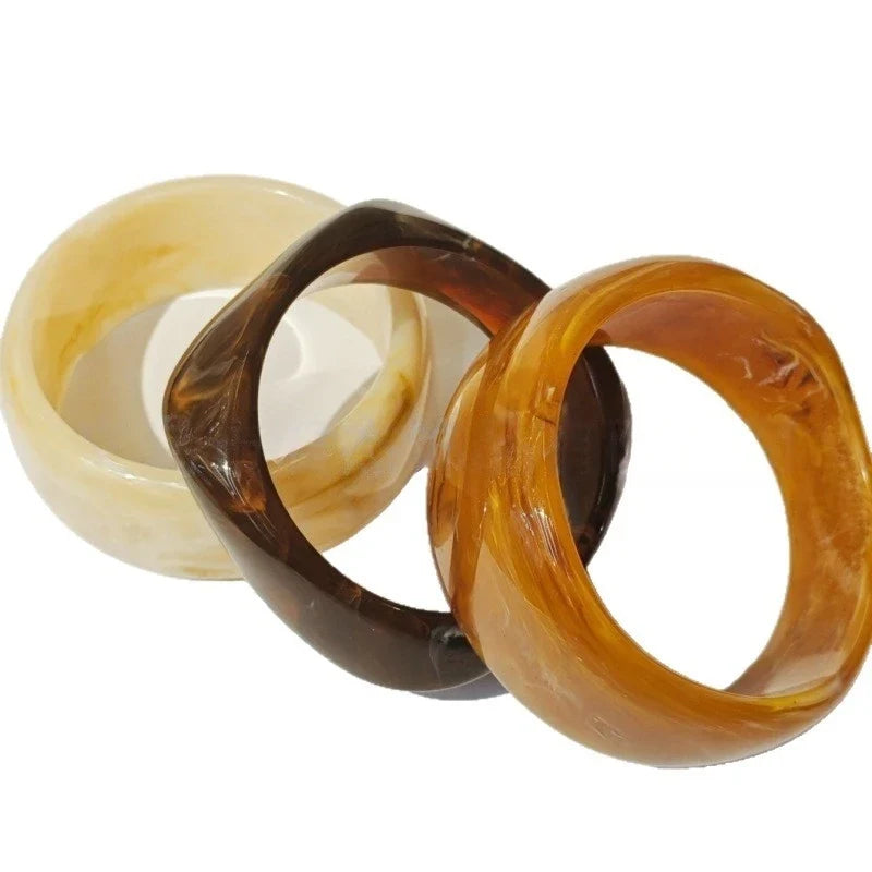 3Pcs Acrylic Chunky Bracelet