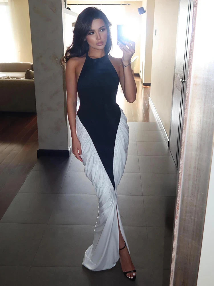 Lorie Ruched Bandage Maxi Dress