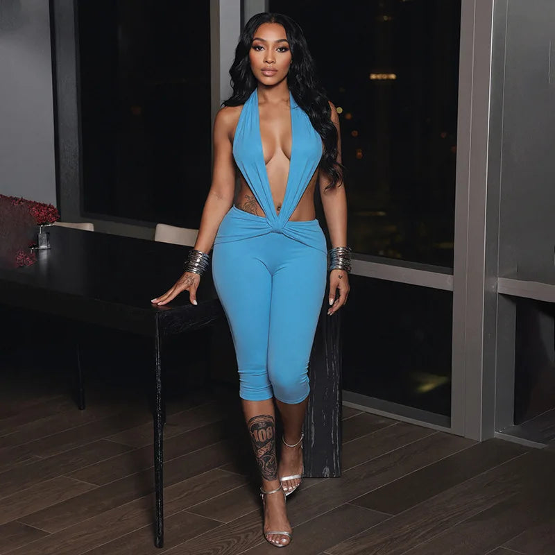 Eyana Backless Romper