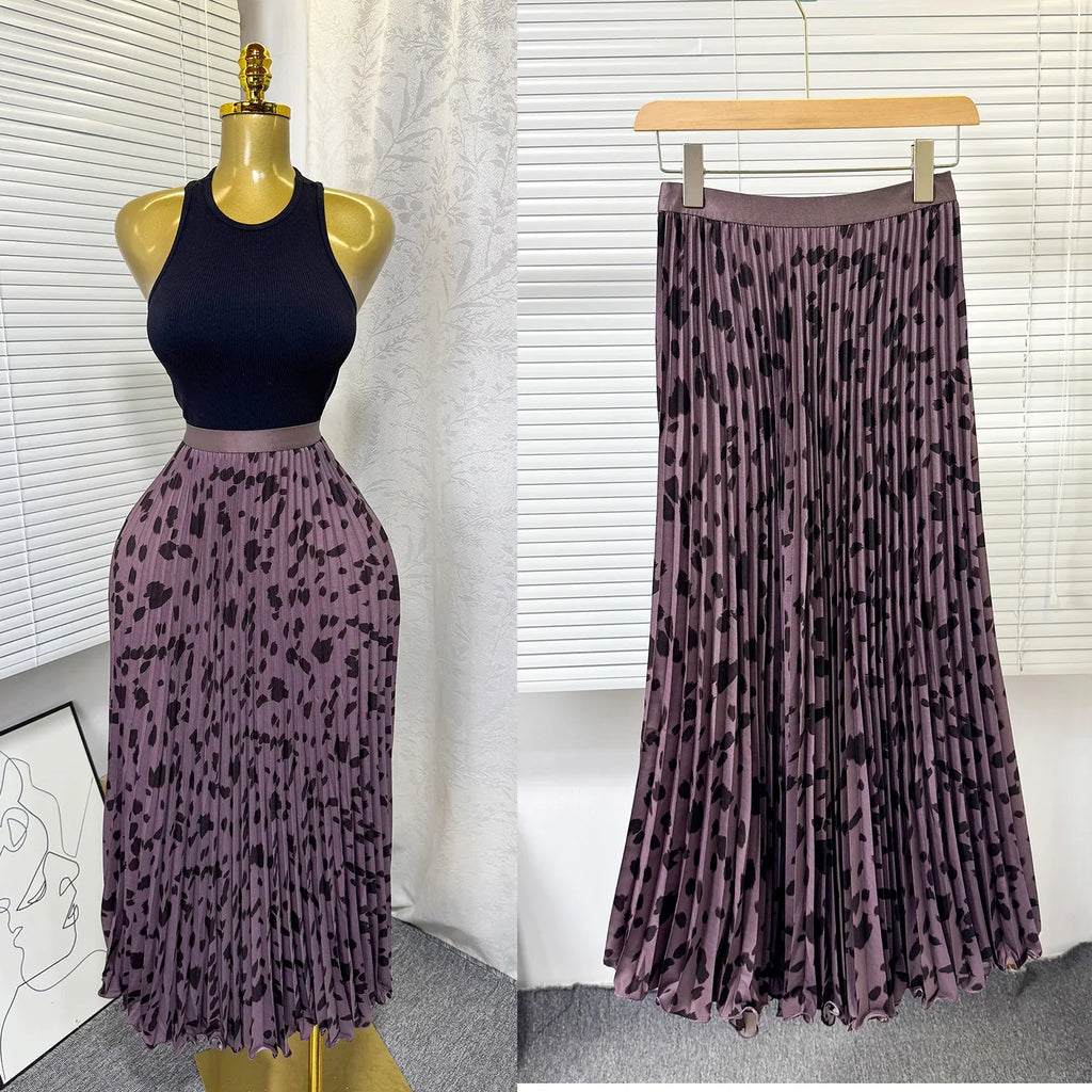 Kiana High Waist Skirt Set