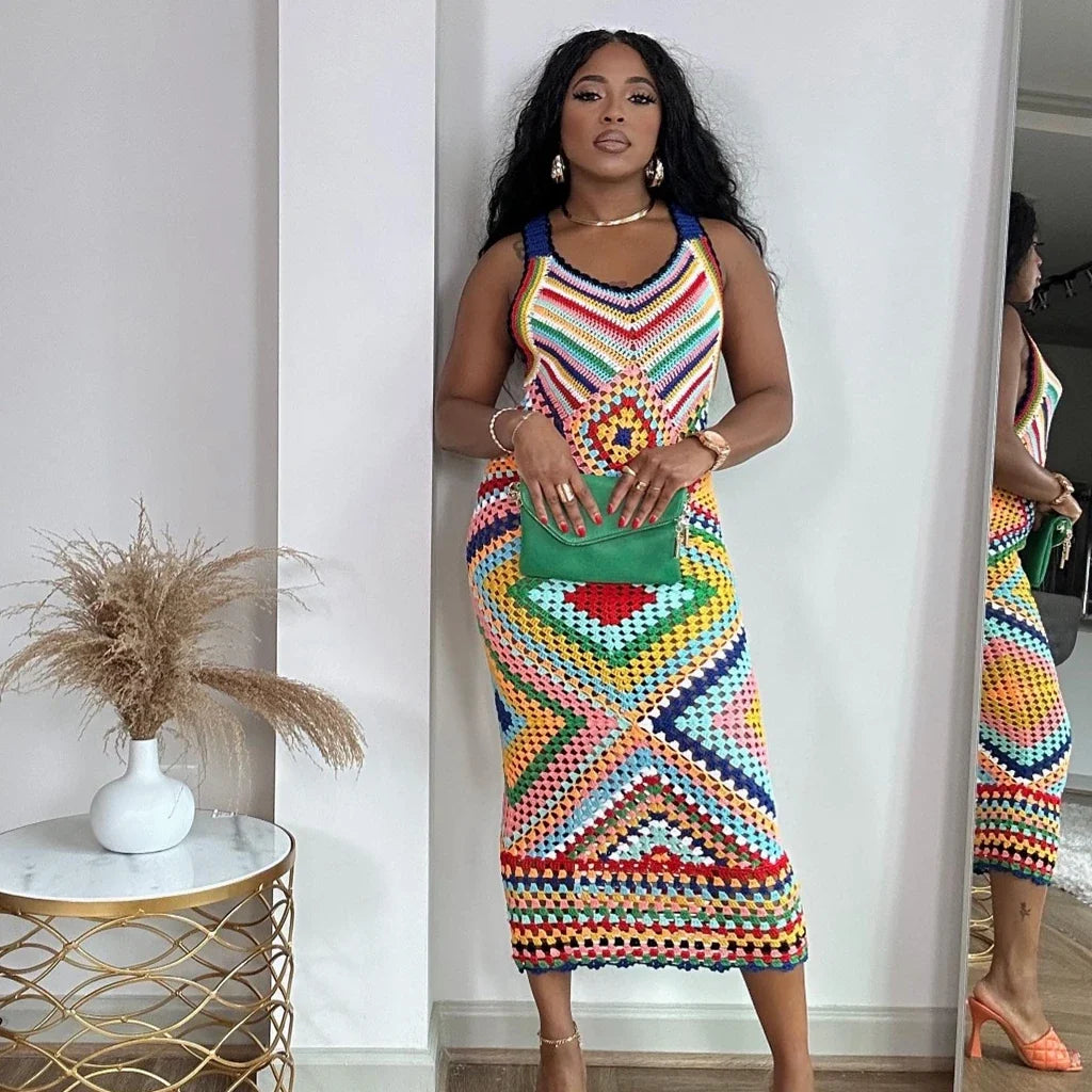 Bora Crochet Maxi Dress