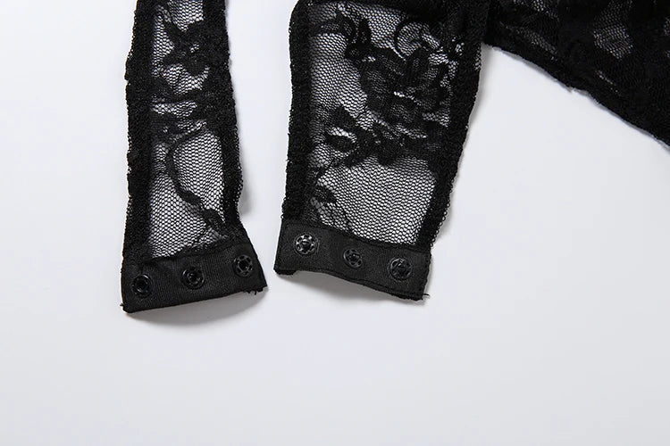 Kara Mesh Mid Skirt Set