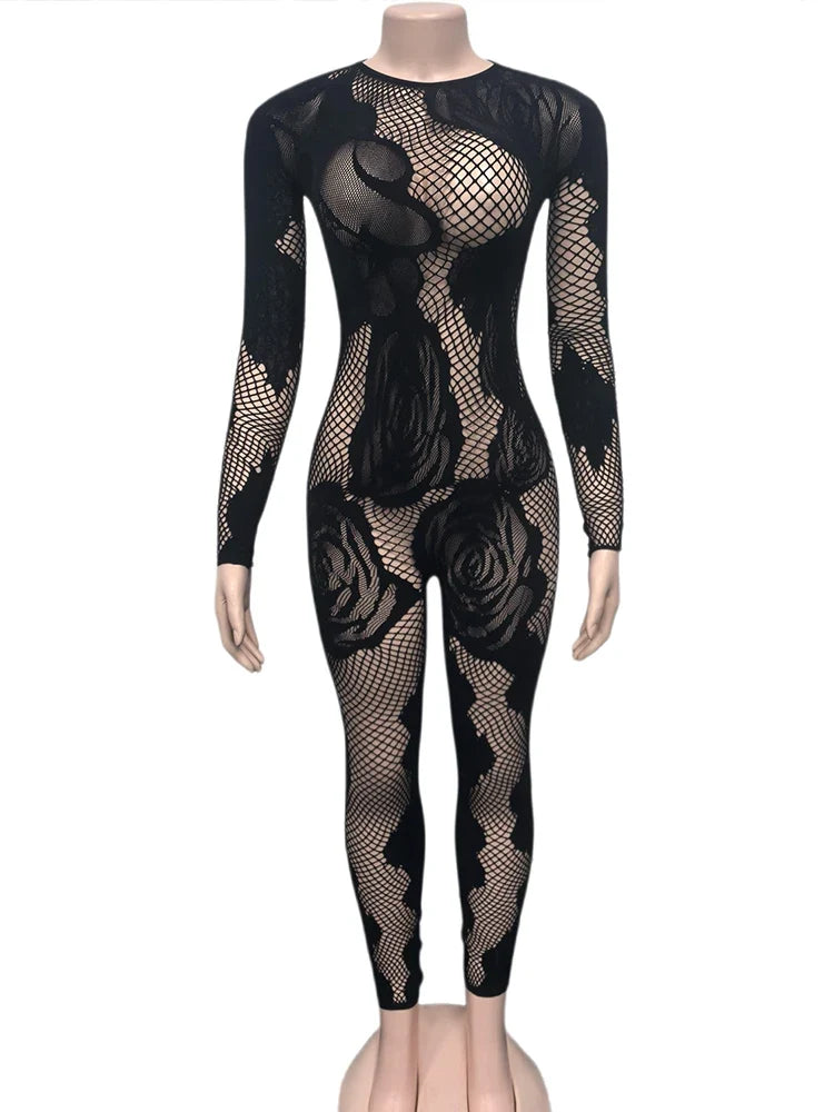 Aliana Mesh Jumpsuit