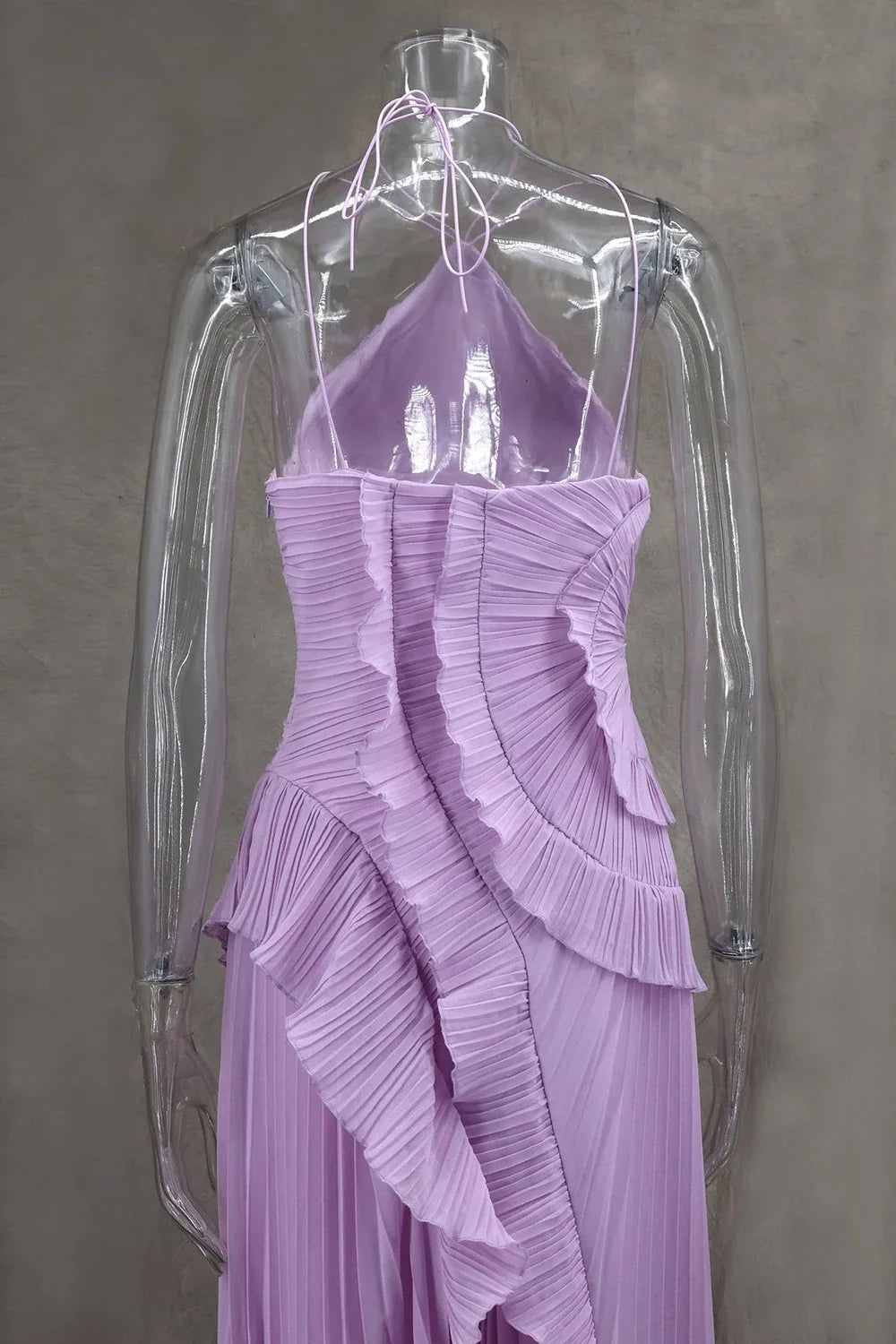 Kelsi Chiffon Ruffle Maxi Dress