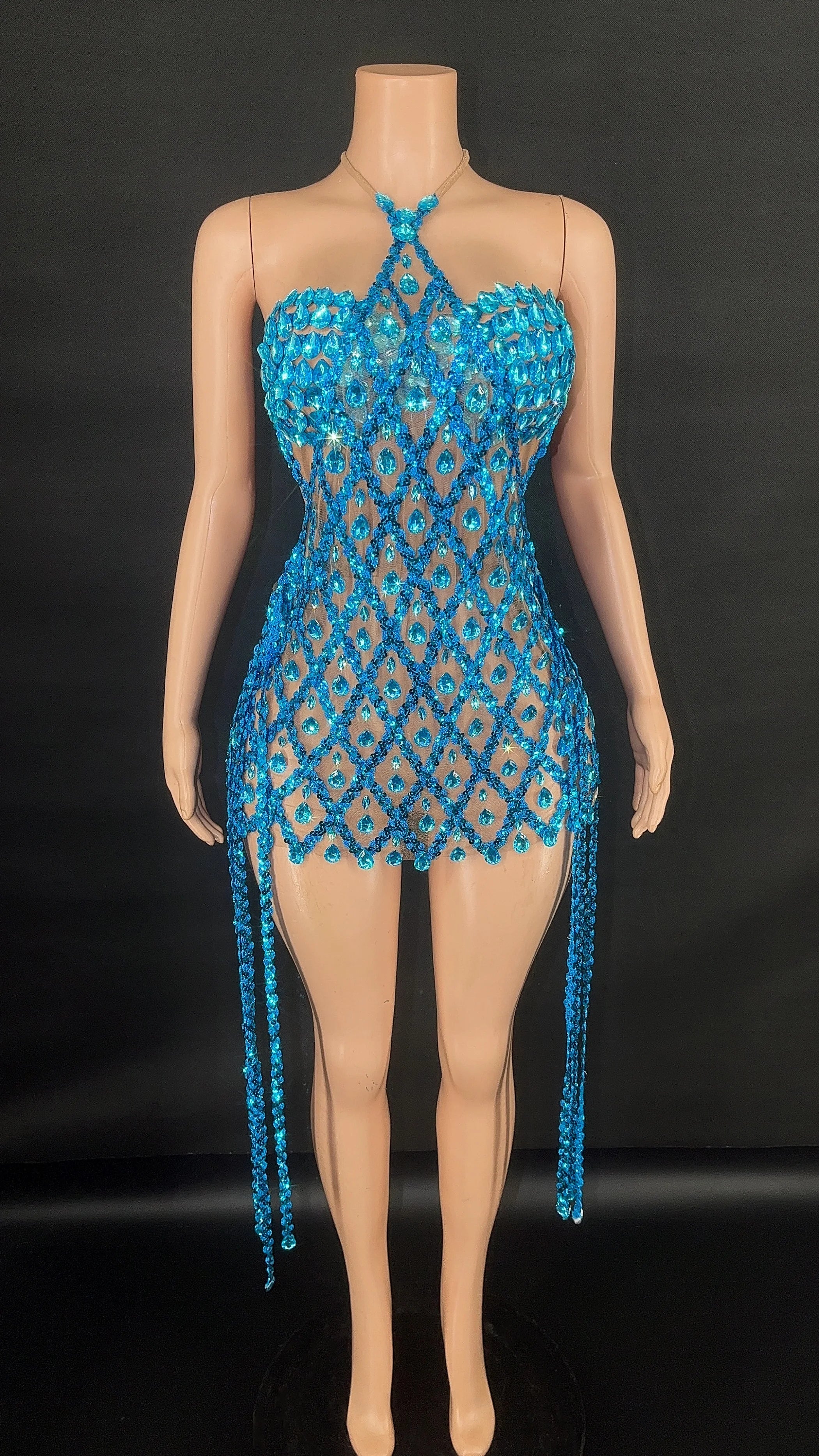Diamonds In The Sky Mini Dress Set