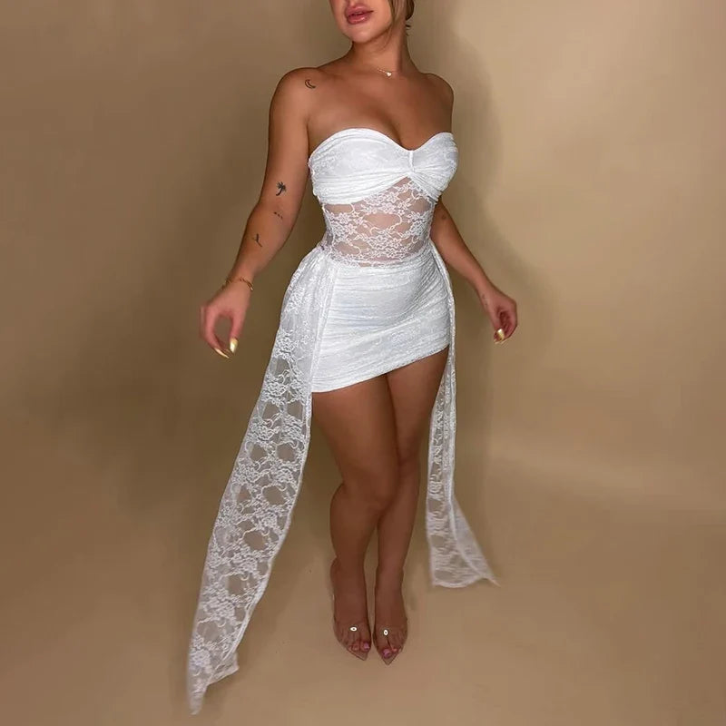 Lili Mesh Tassel Dress