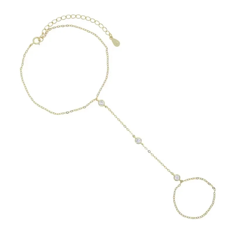 Charm Ring Wrist Bracelet