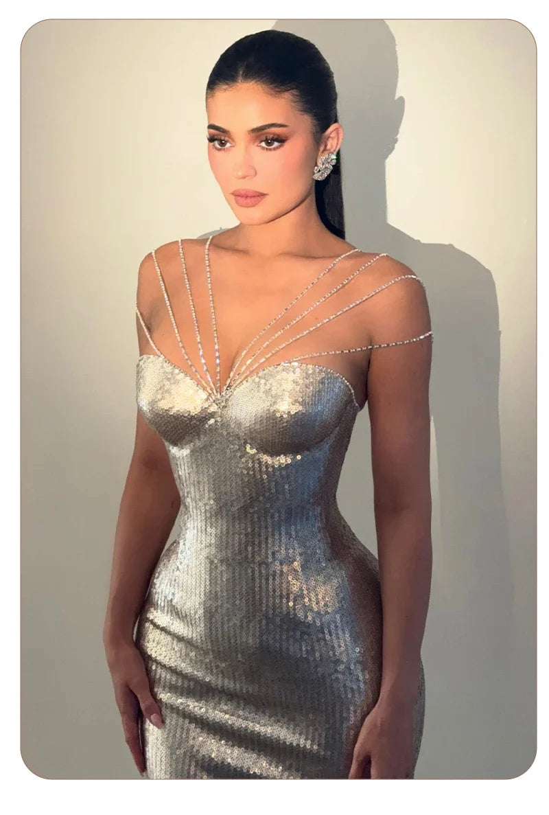 Luxe Sequin Maxi Dress