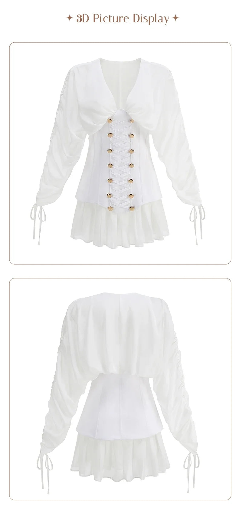 Nessa Chiffon Corset Mini Dress