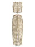 Champagne Skirt SSet