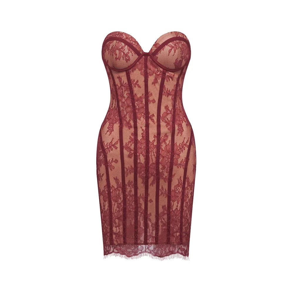 Kerry Corset Bustier Mini Dress