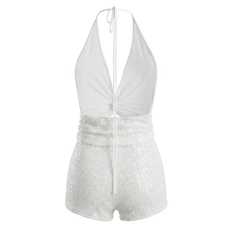 Amina Sequin Short Set