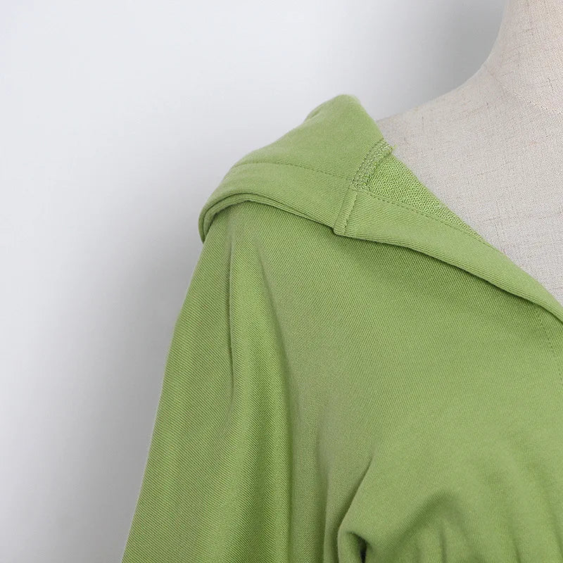 Hoodie Bandage Corset Jacket