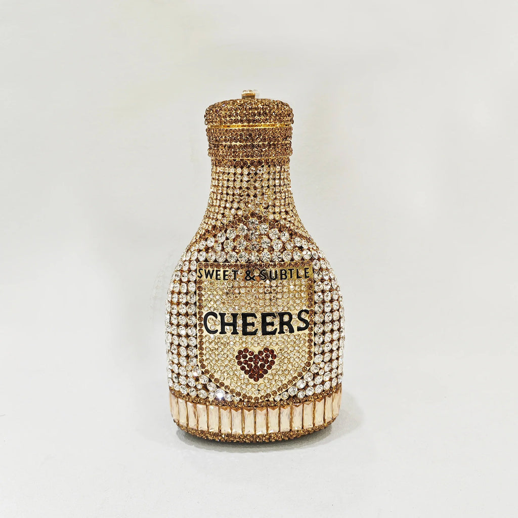 Cheers Crystal Clutch Purse