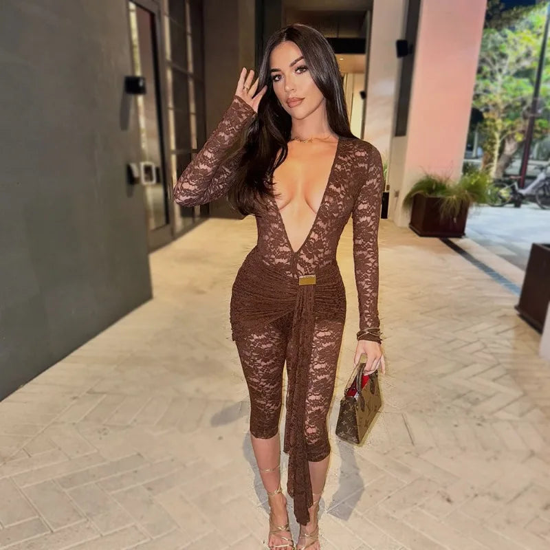 Jana Mesh Jumpsuit