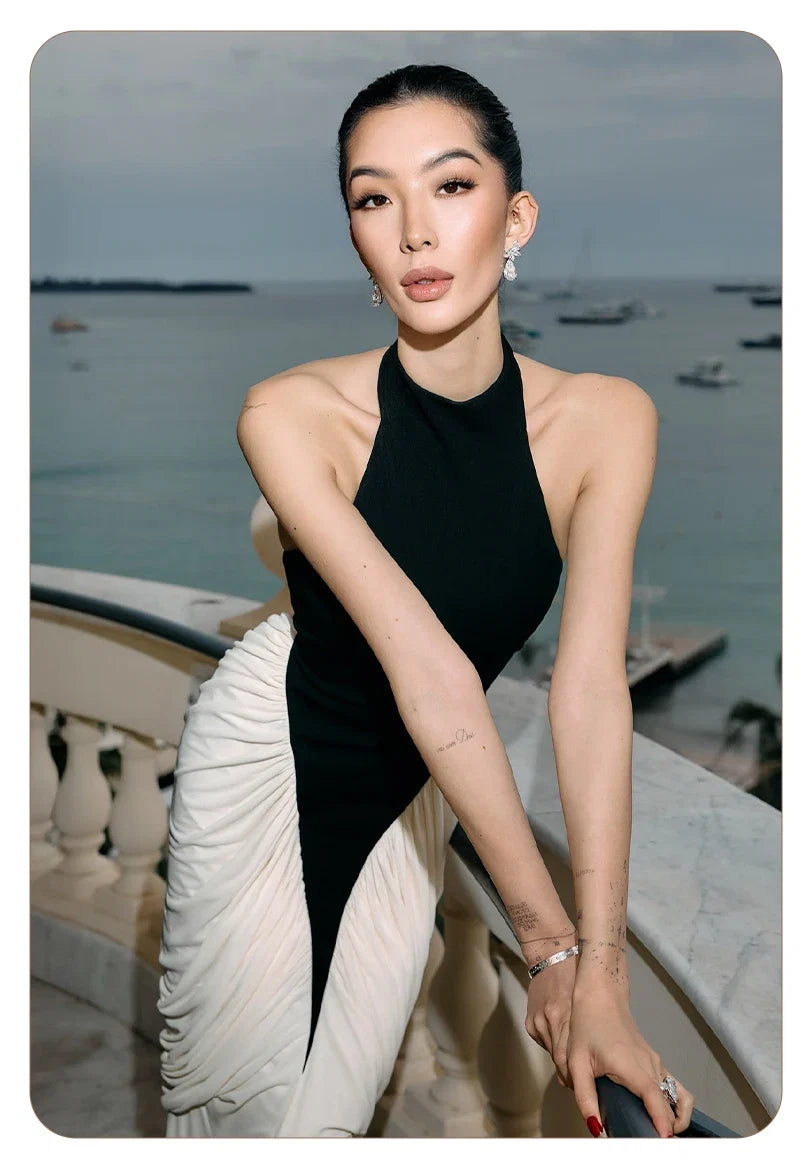 Lorie Ruched Bandage Maxi Dress