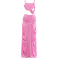 Onya Mesh Ruched Skirt Set