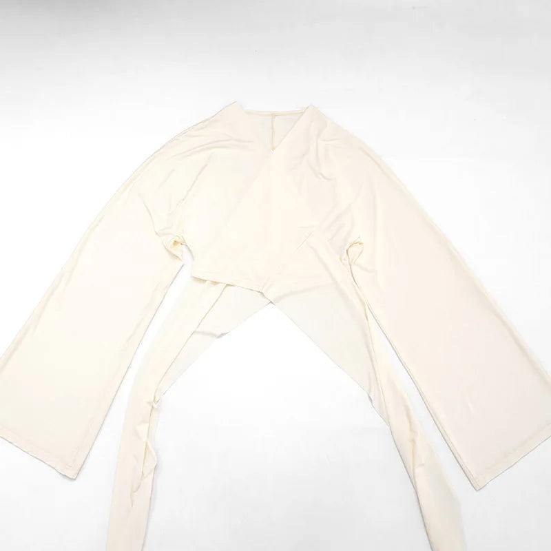 Alexis Ruched Flared Pants Set