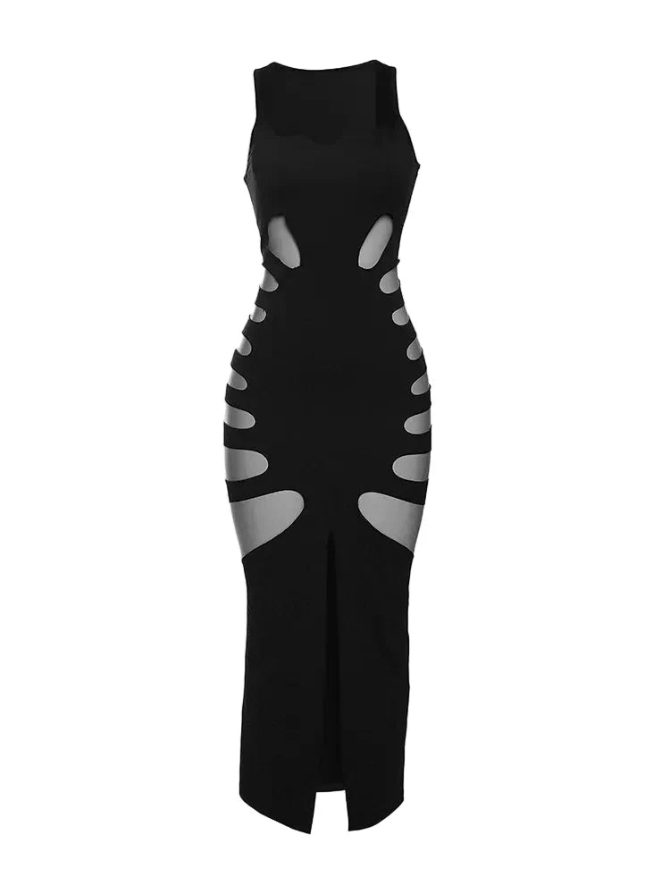 Cuts Given Maxi Dress