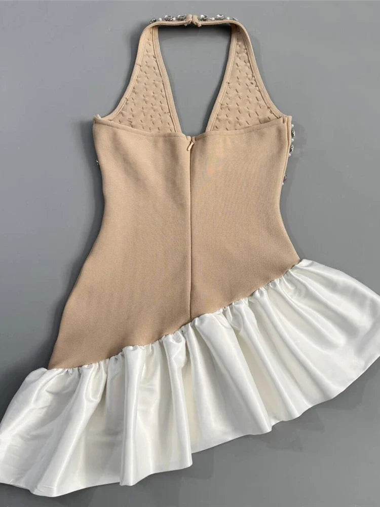 Luxury Beaded Mini Dress