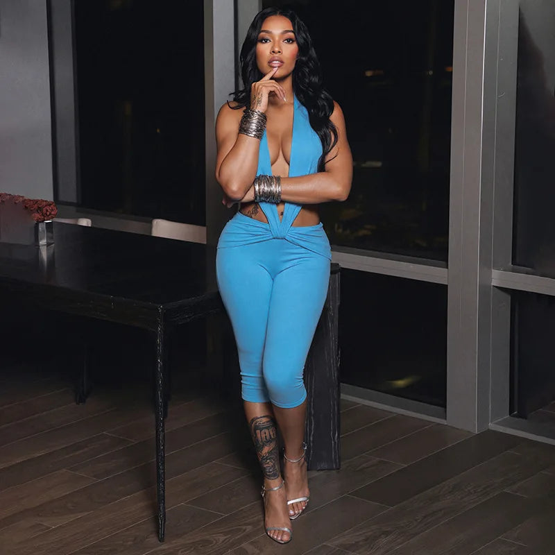 Eyana Backless Romper