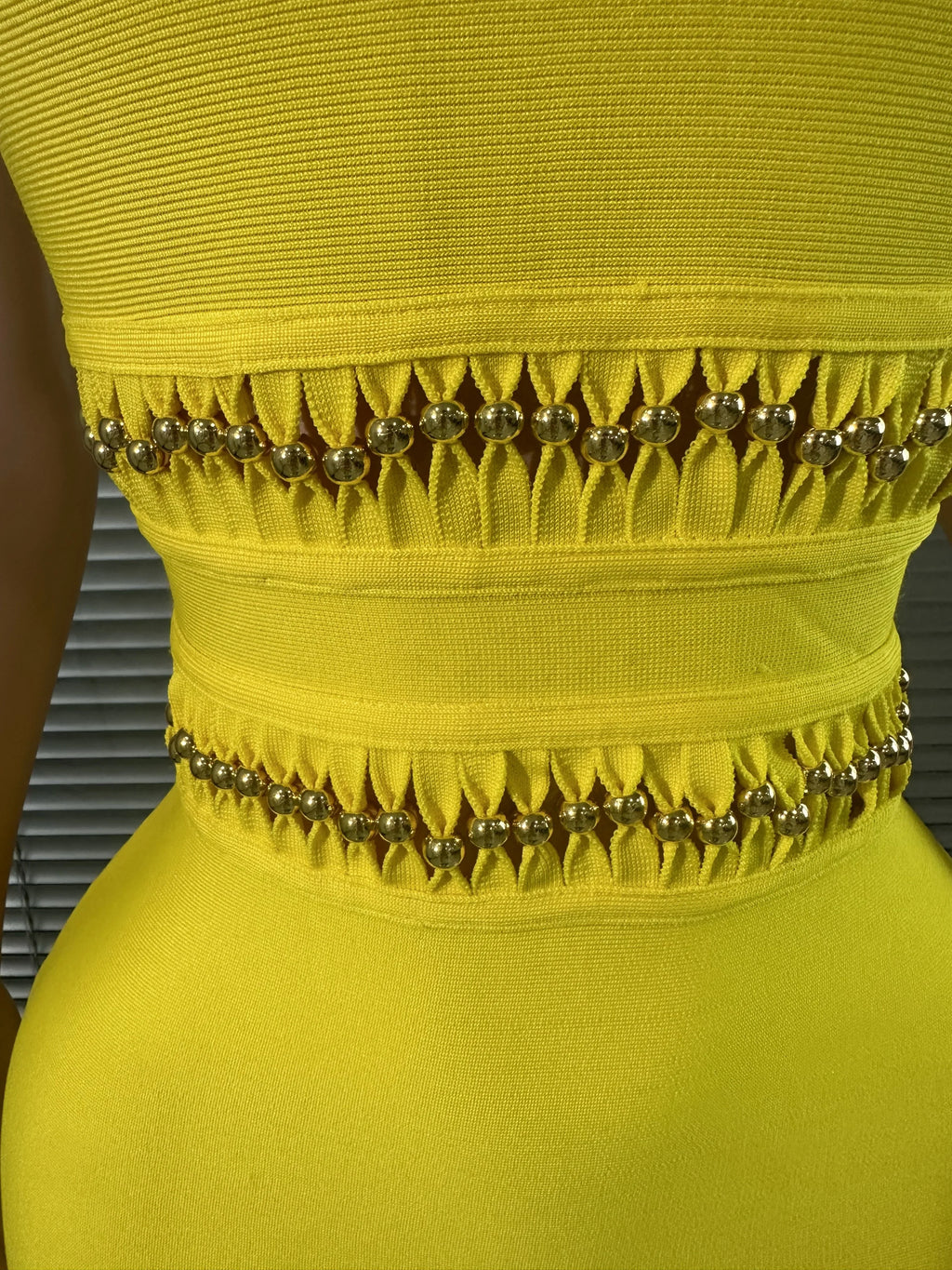 Joselle Tassel Bodycon Bandage Dress
