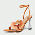 Orchid Flowers Heels