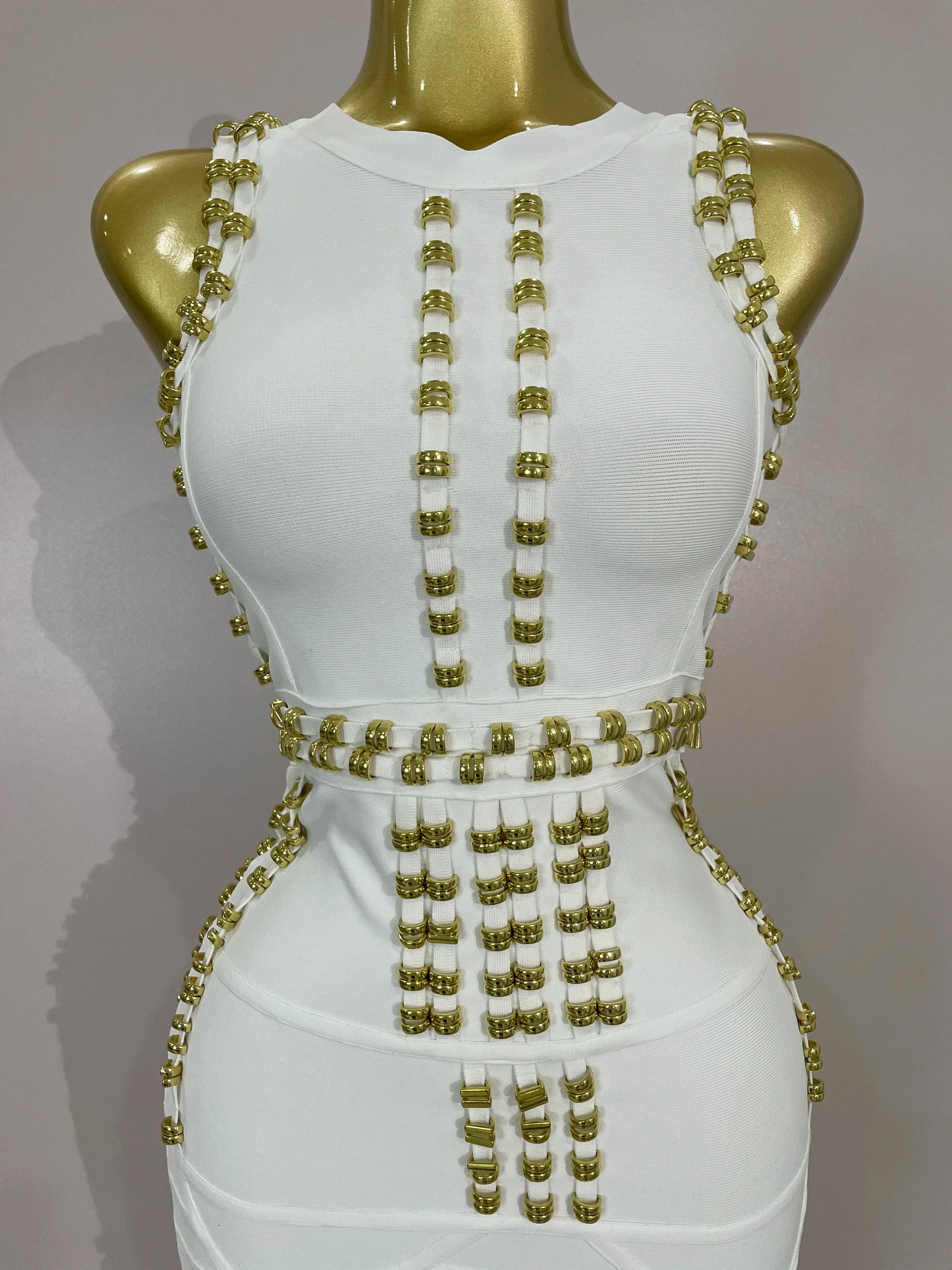 Hollywood Bandage Midi Dress