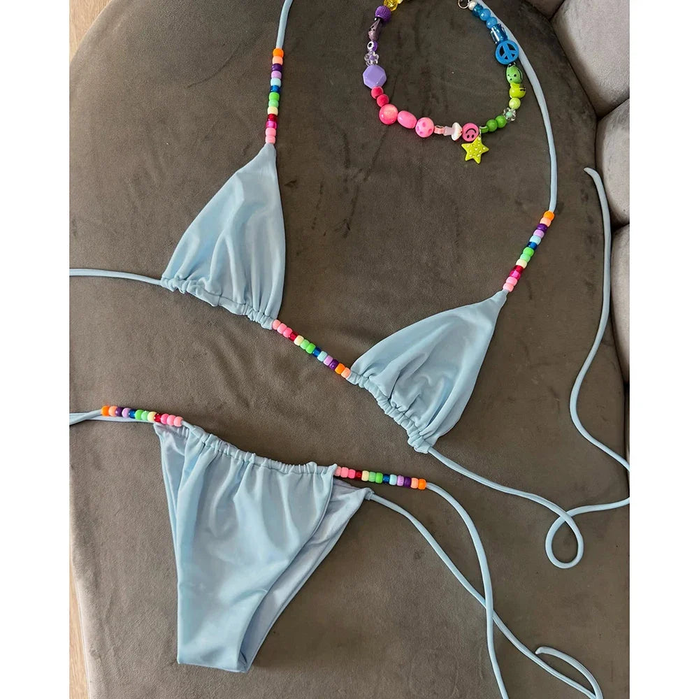 Micro Beads Bikini Set