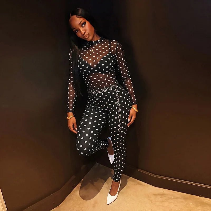 Liana Mesh Pants Set