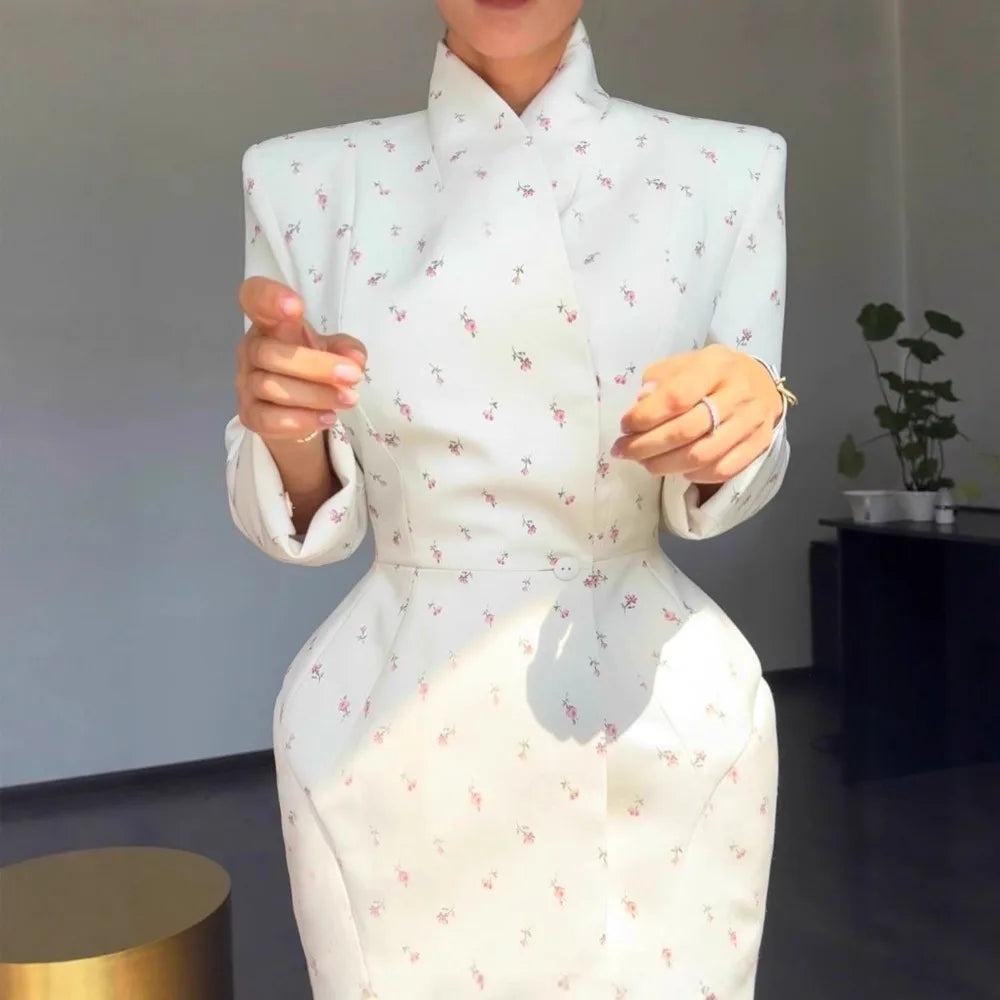 Floral Blazer Dress