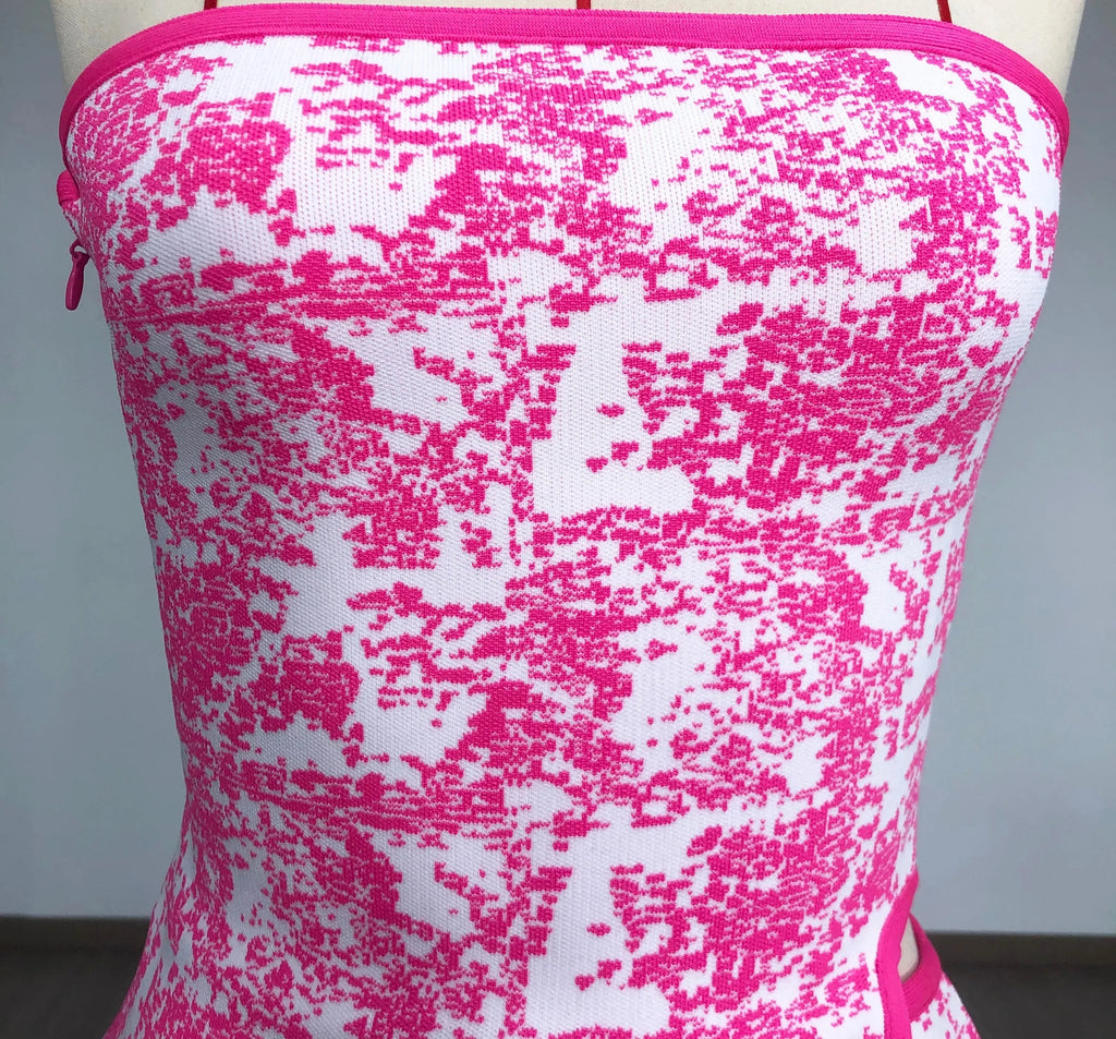 Irene Asymmetrical Bandage Skirt Set