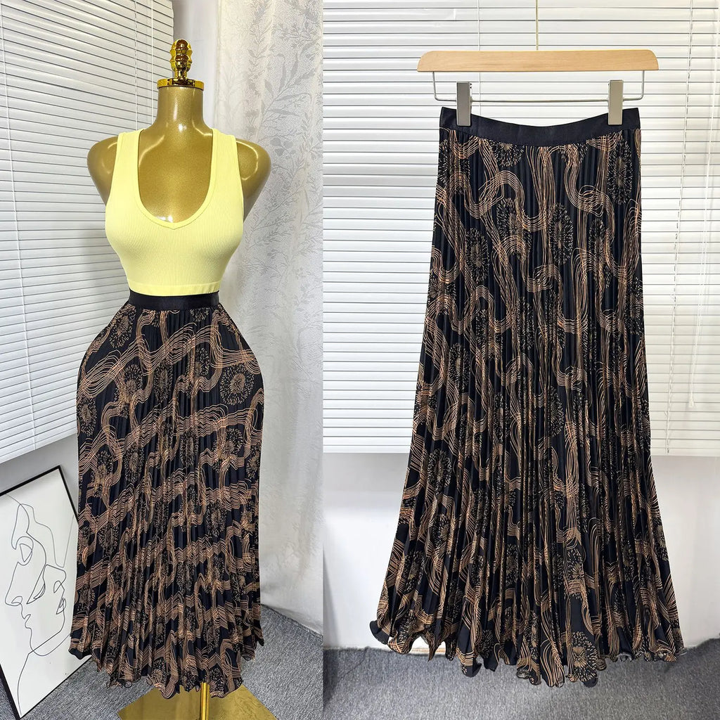 Kiana High Waist Skirt Set