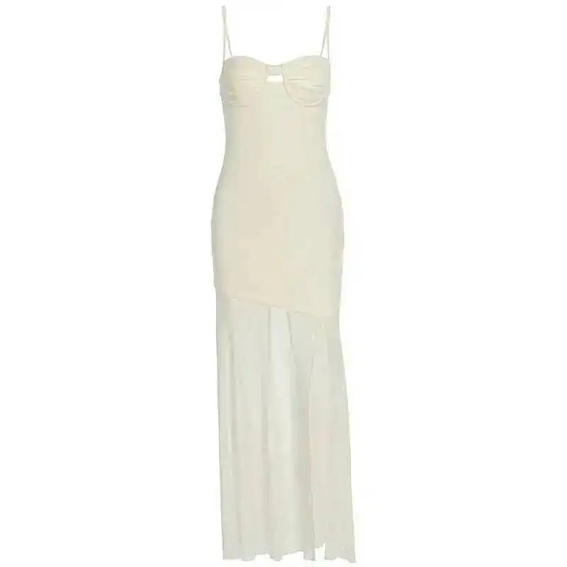 Ariana Mesh Maxi Dress