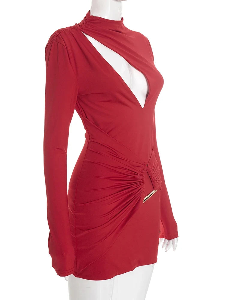 Anila Ruched Mini Dress