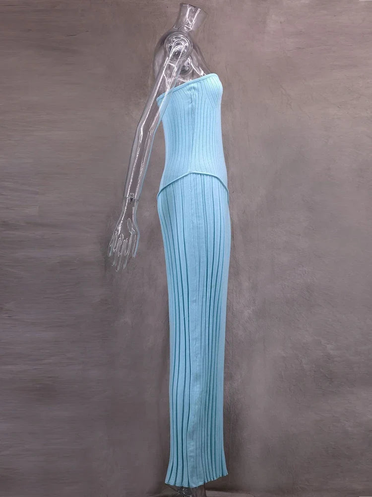 Ashlea Blue Maxi Dress