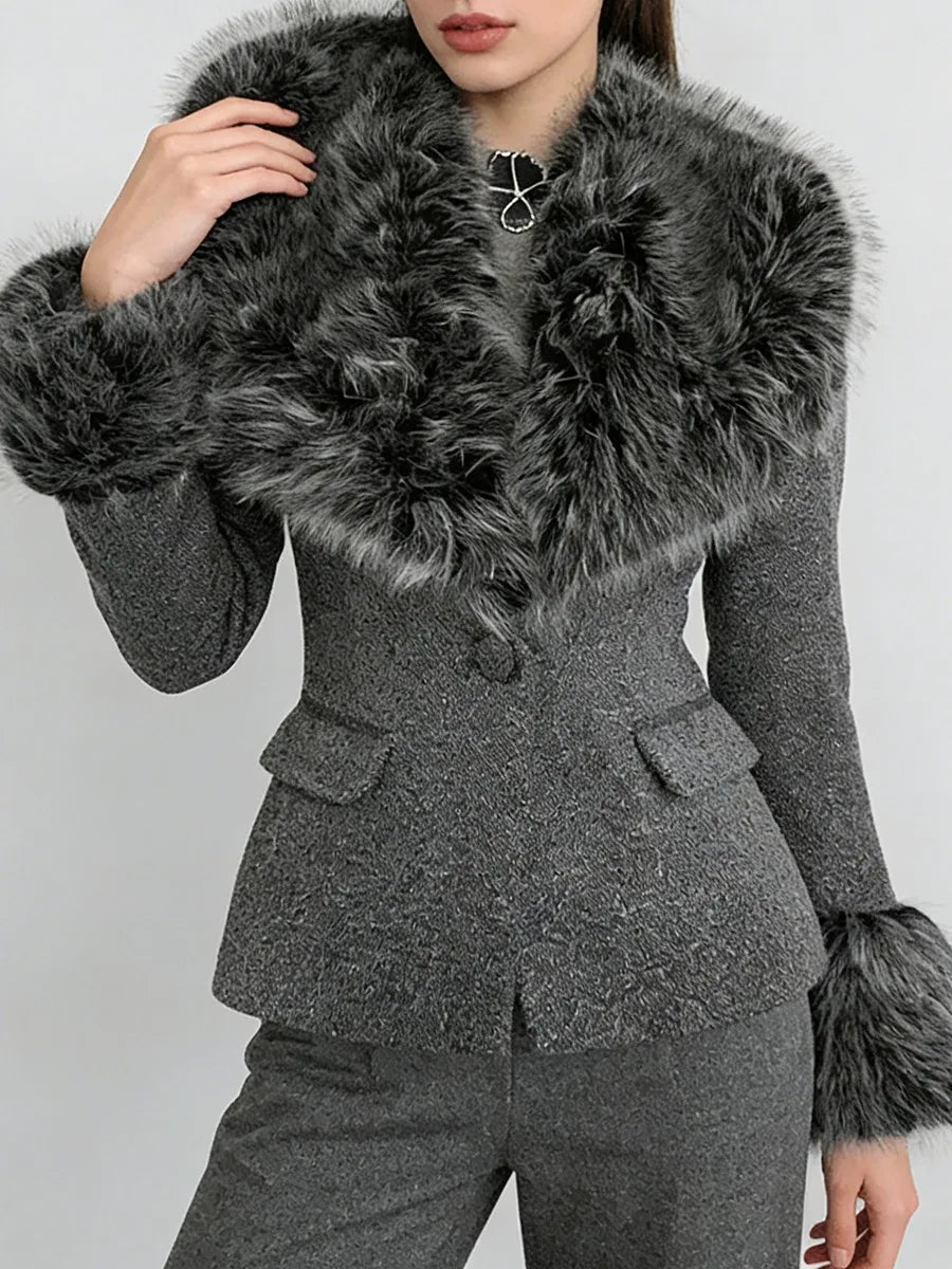 Margarete Fur Blazer
