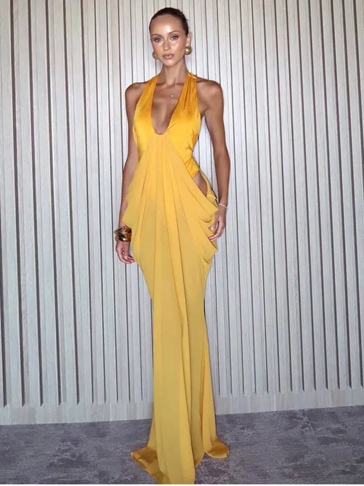 Adanua Elegant Maxi Dress