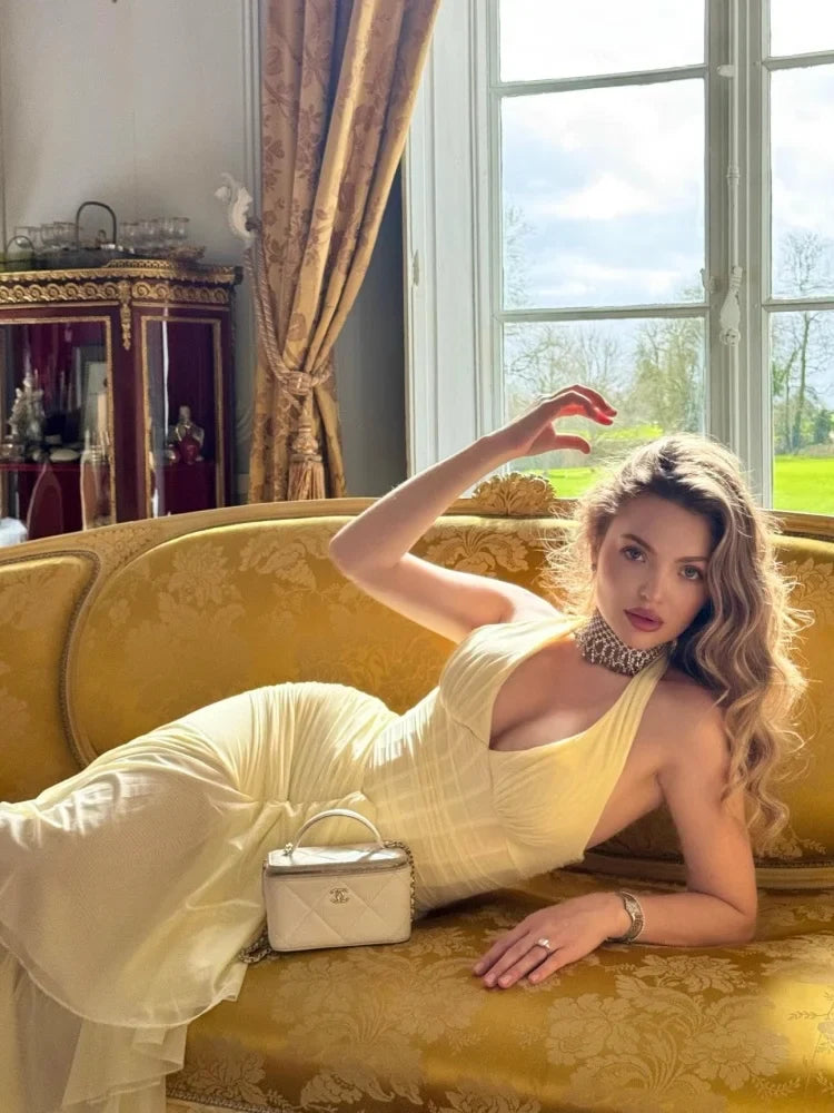 Lourna Ruched Maxi Dress