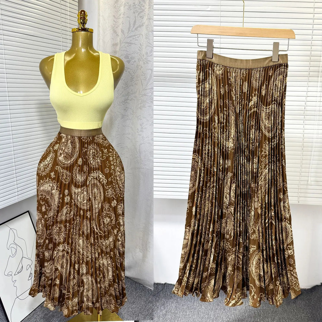 Kiana High Waist Skirt Set