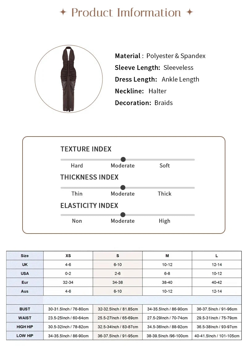 Maria Ruched Maxi Dress
