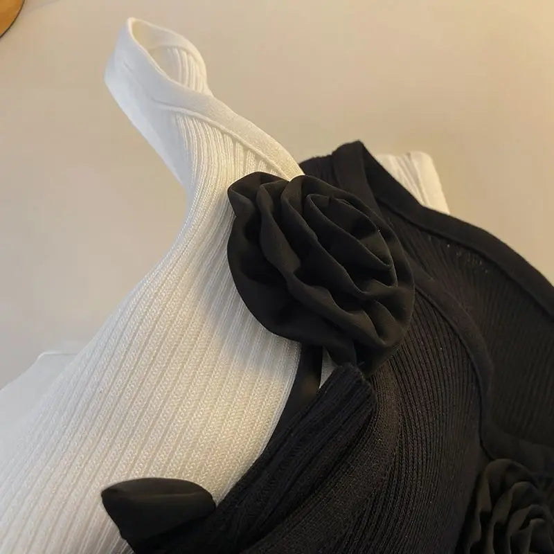 Floral Applique Crop Top