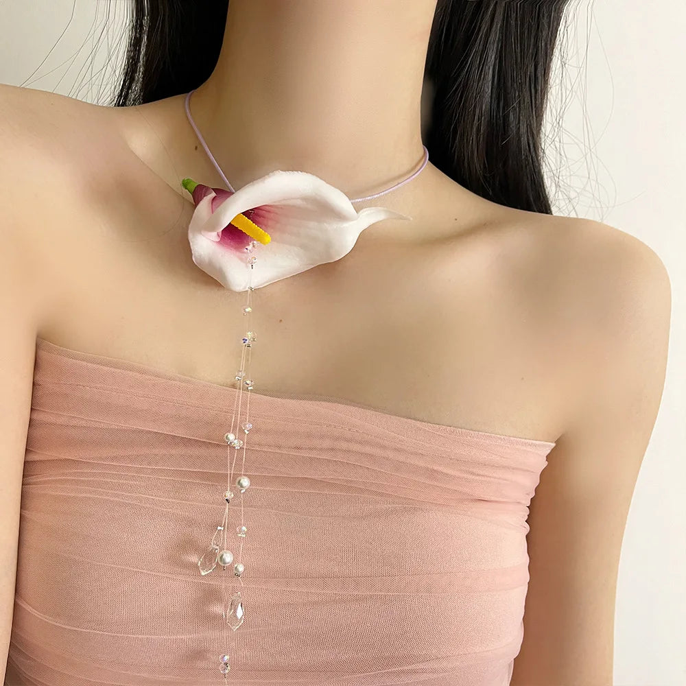 Floral Choker Necklace